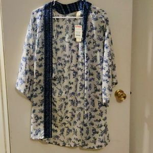 Sheer cardigan, size : small